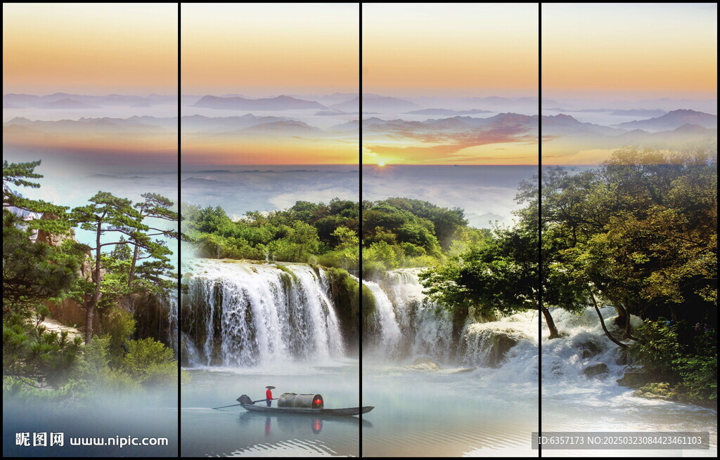 客厅山水画