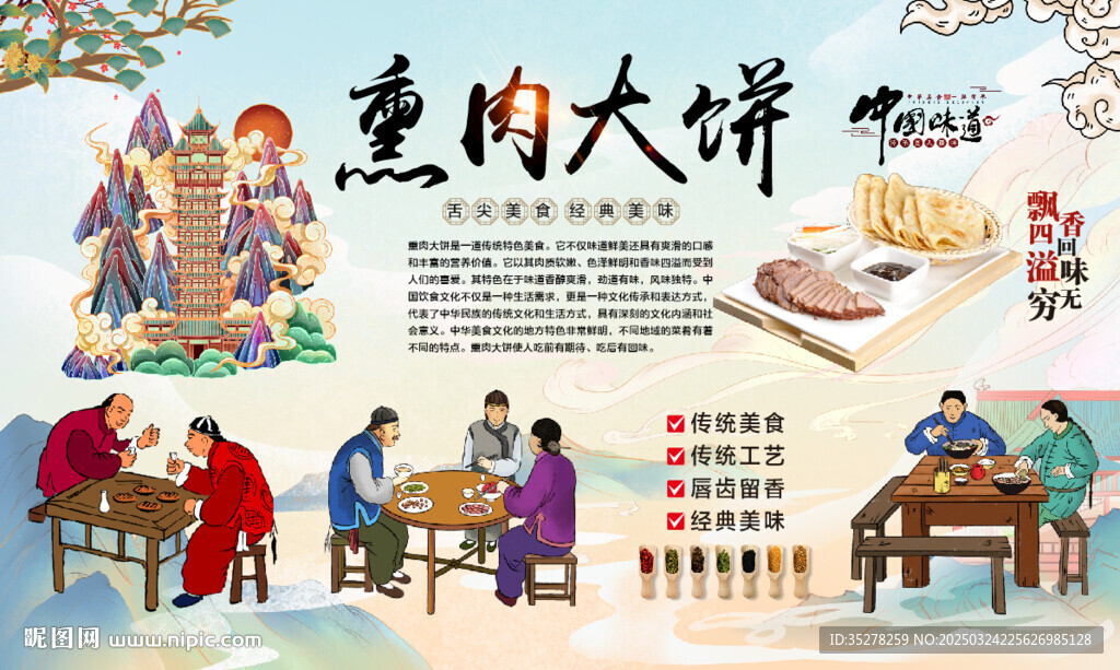 熏肉大饼