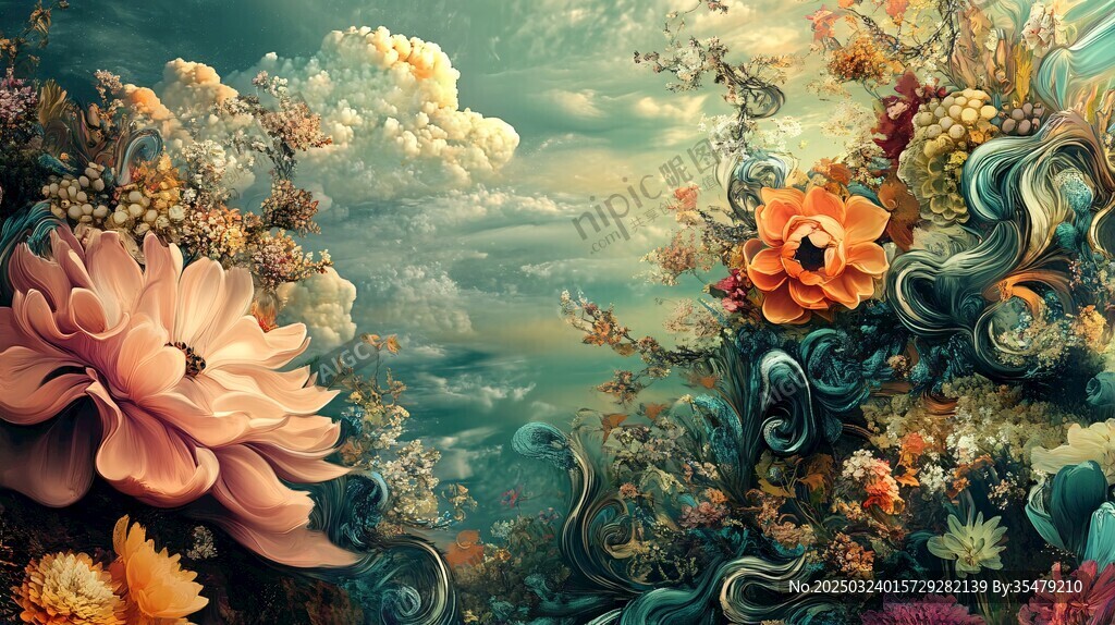 梦幻花海