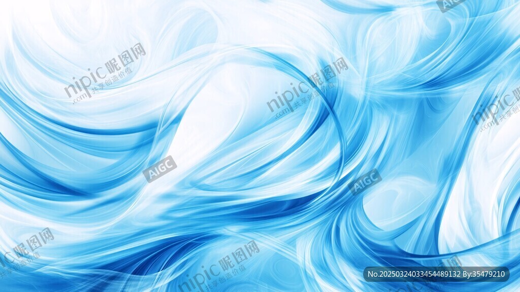 流动的抽象画