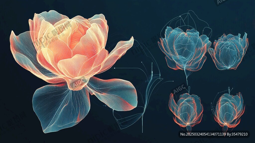 数字花卉艺术