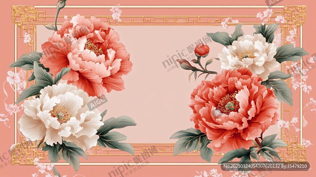 绚烂花卉艺术装饰风格
