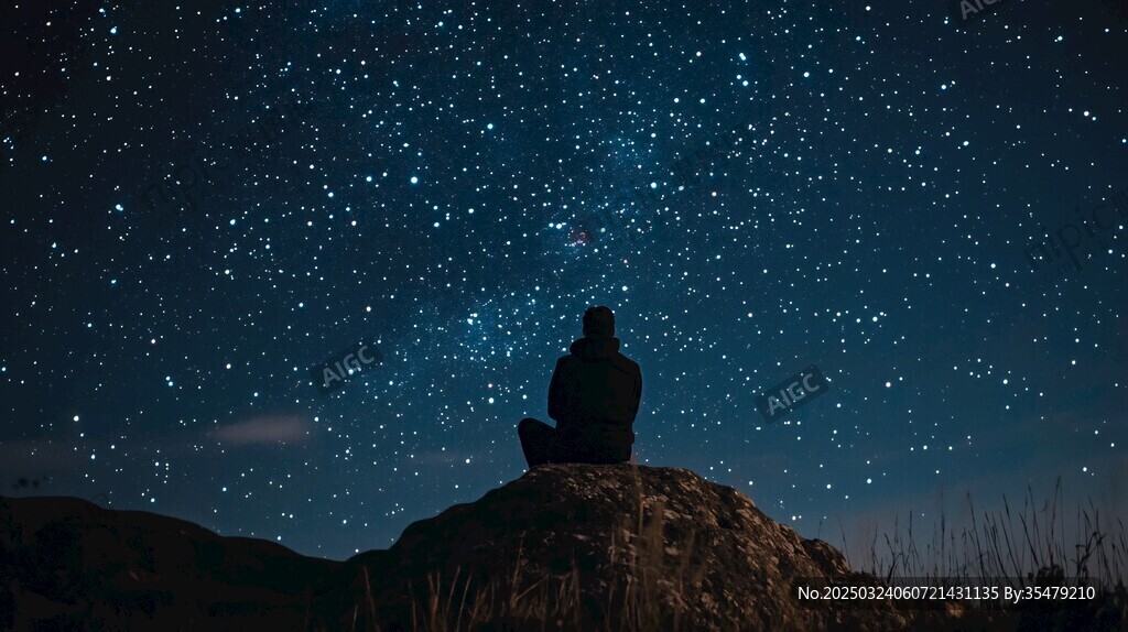 星空下的孤独
