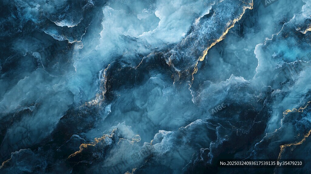抽象的海洋之美