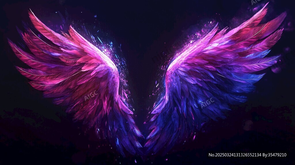 梦幻炫彩羽翼