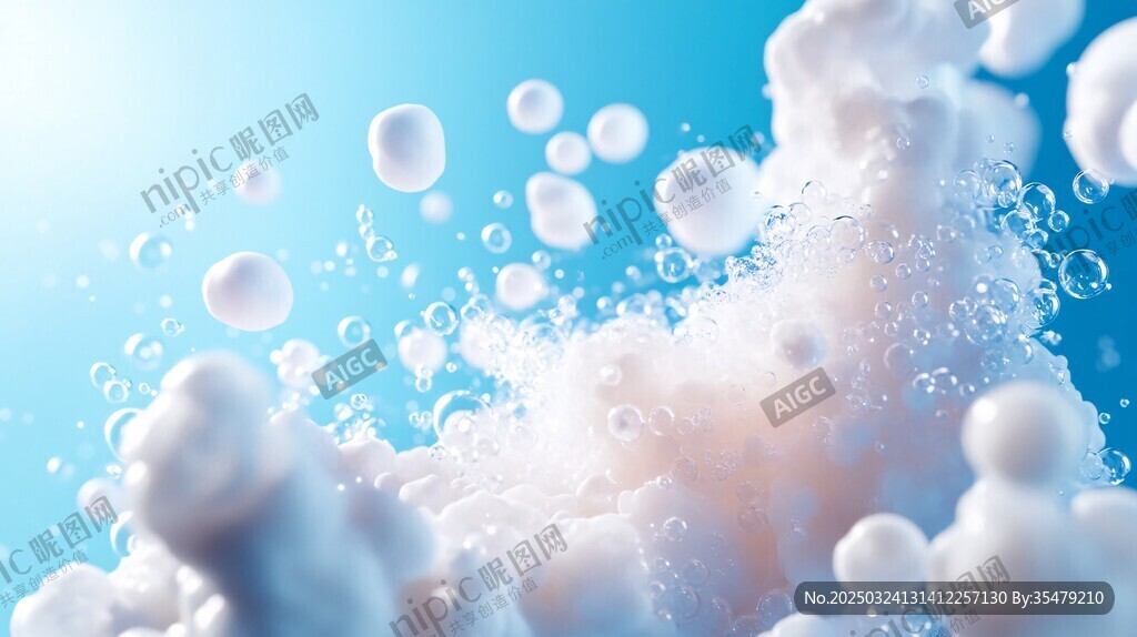 梦幻泡沫飞舞画面