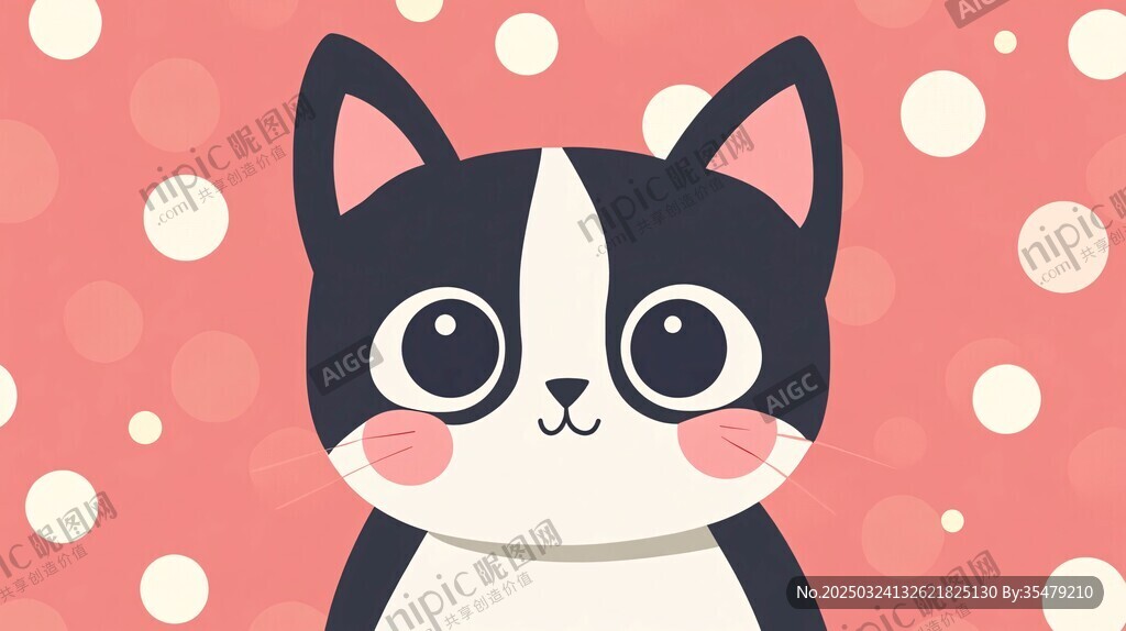 可爱猫咪插画
