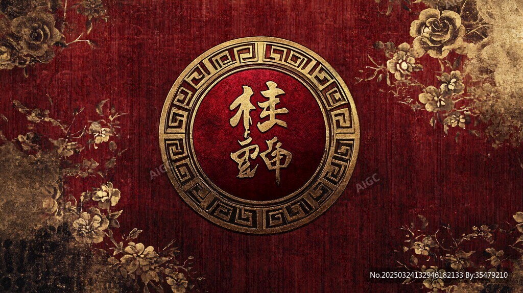 中式古典祥瑞主题装饰图