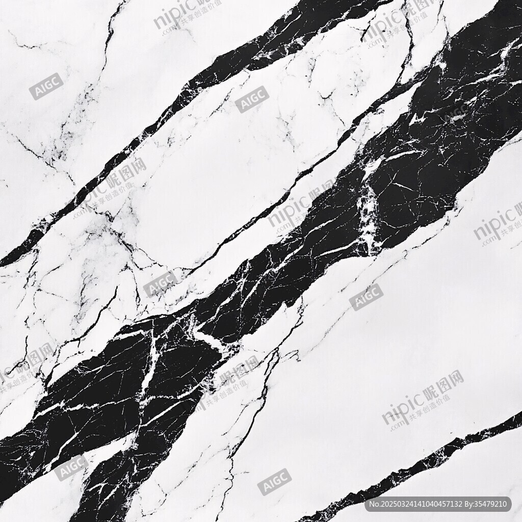 黑白大理石纹理图案