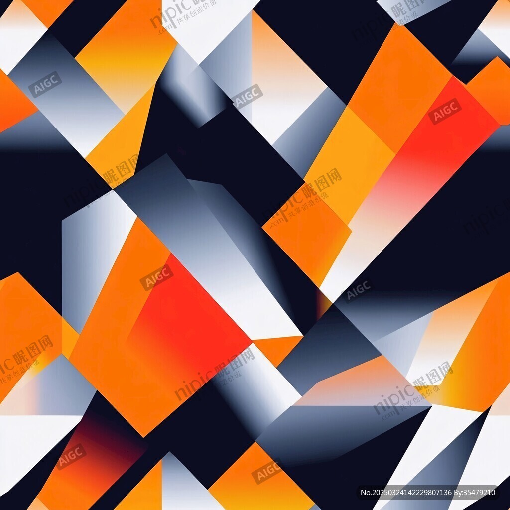 几何多彩抽象图案背景