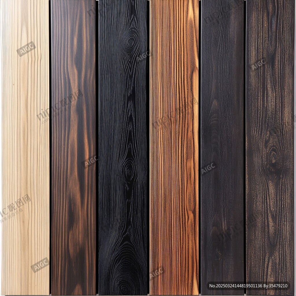 多样木纹板材展示