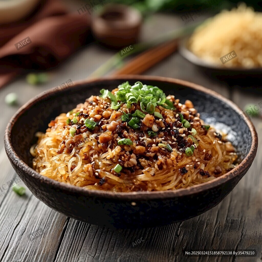 美味肉酱拌面 鲜香诱人