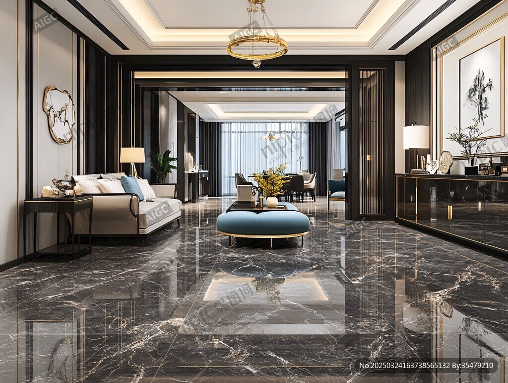 奢华大气现代风客厅空间