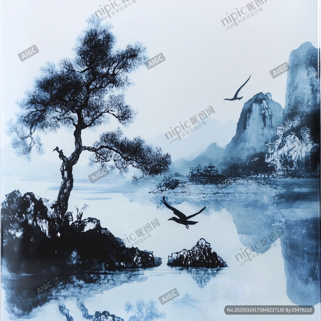 水墨画