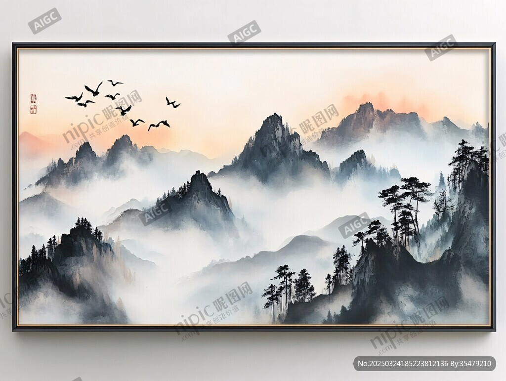 水墨画