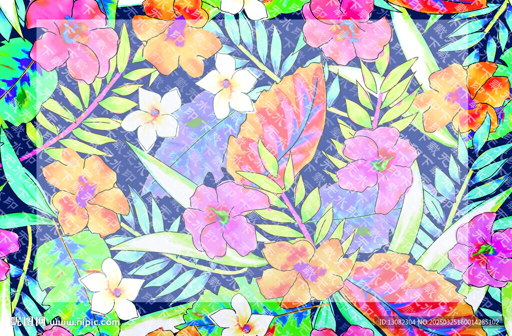 彩色油画