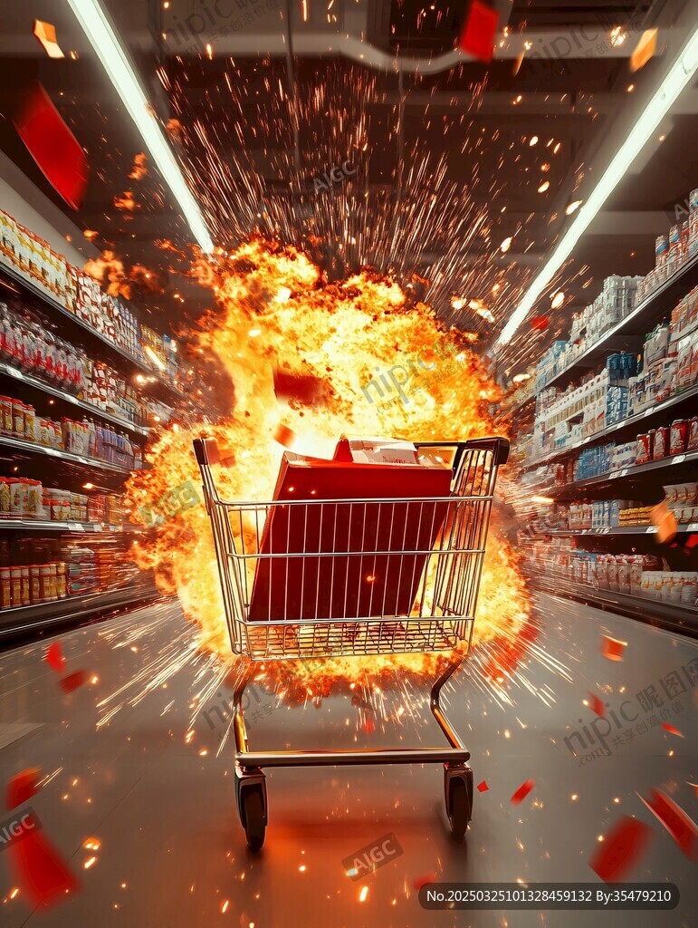 购物车爆炸 疯狂购物瞬间