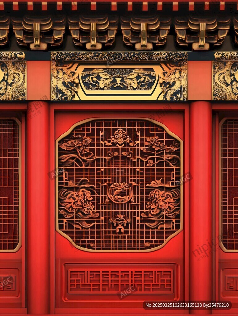 中式红门 尽显古典韵味