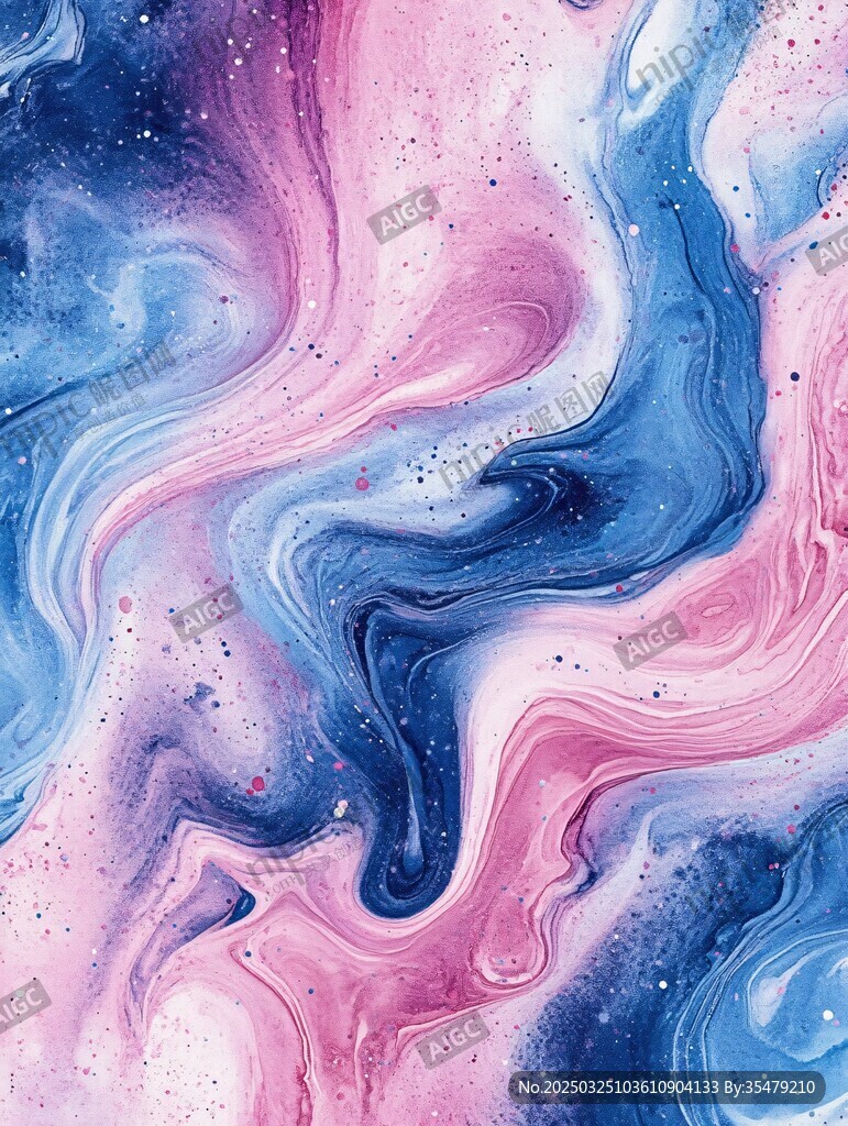 梦幻流体艺术抽象背景图
