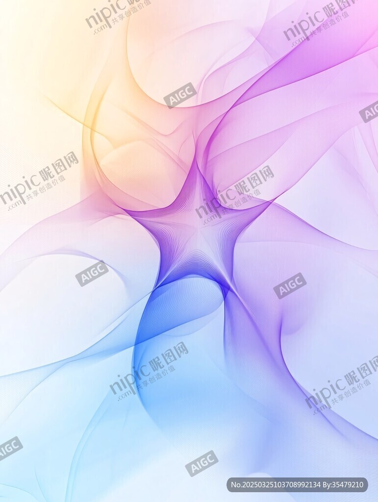 梦幻渐变色彩抽象背景图