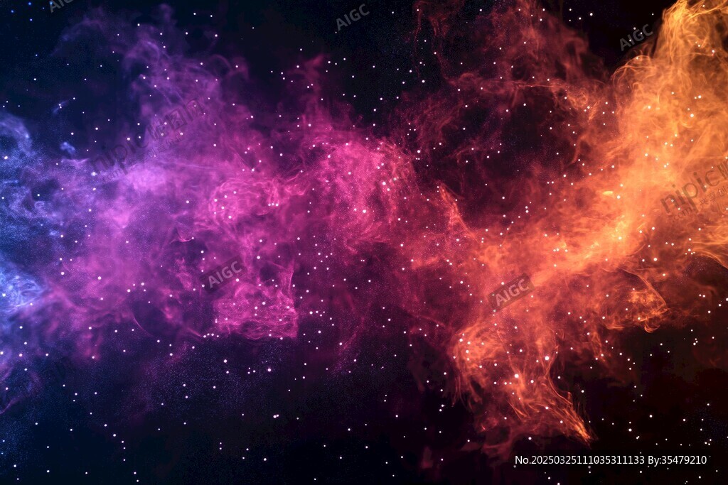 梦幻星云宇宙绚丽景象