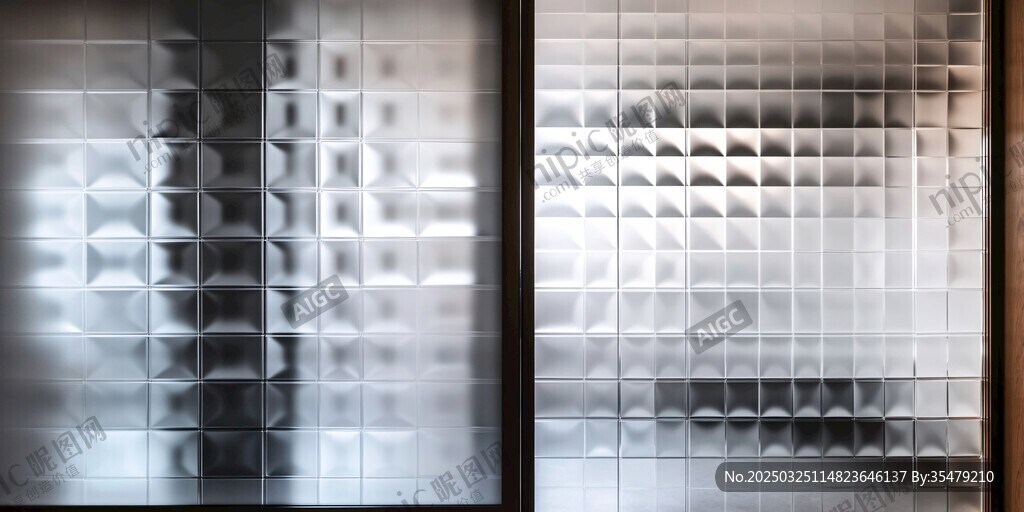 磨砂玻璃纹理特写画面