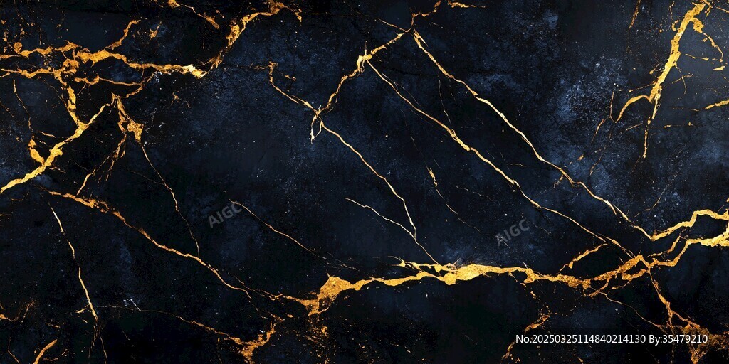 黑金大理石纹理背景图