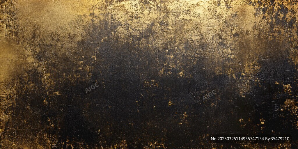 金色斑驳抽象背景纹理