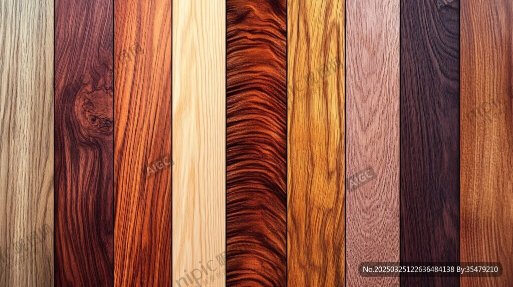 多样木材纹理展示