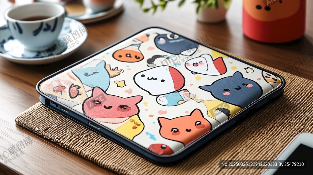 可爱卡通猫咪图案笔记本