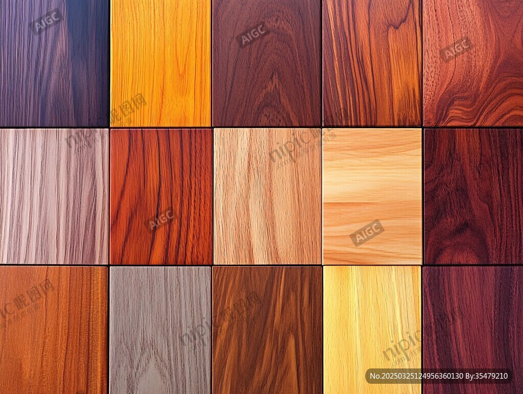 多样木材纹理展示