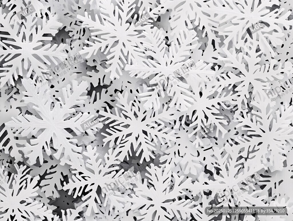 雪花纹理图案背景素材