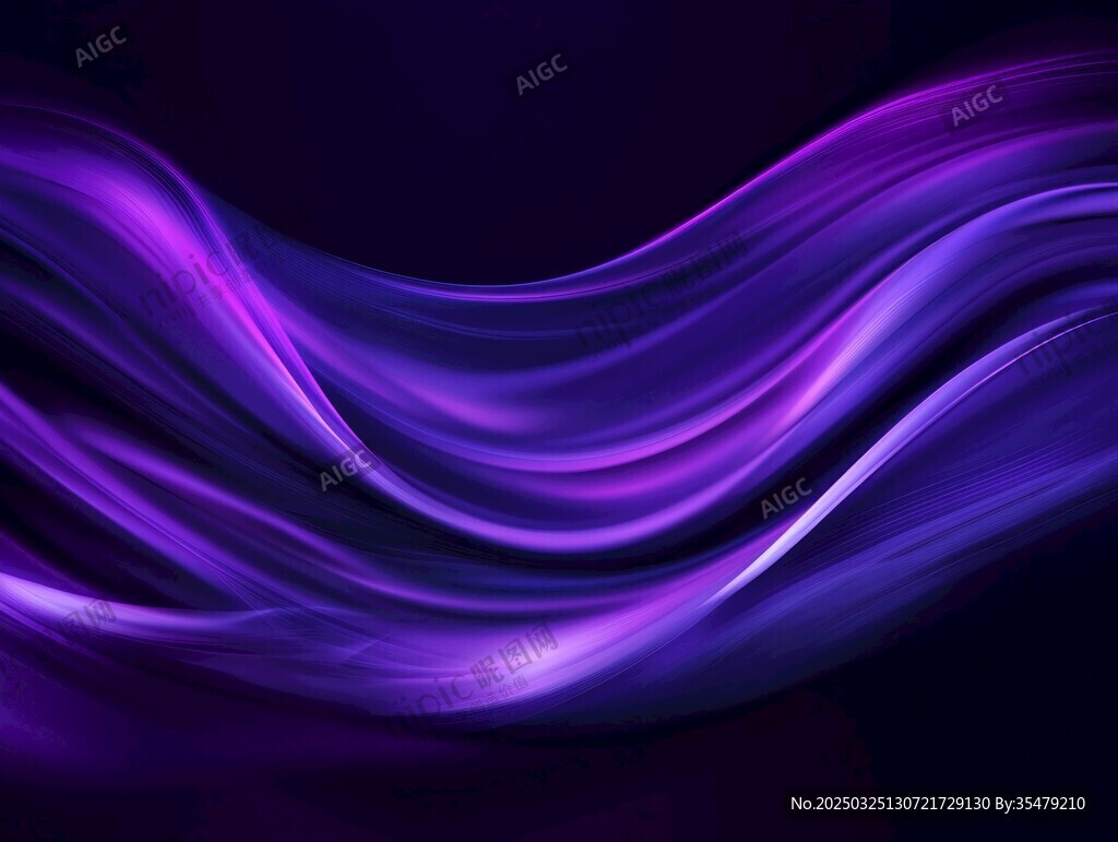 梦幻紫韵流动背景图
