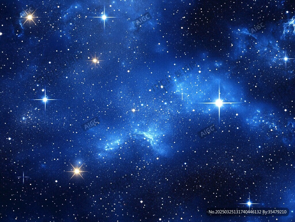 梦幻璀璨星空背景图