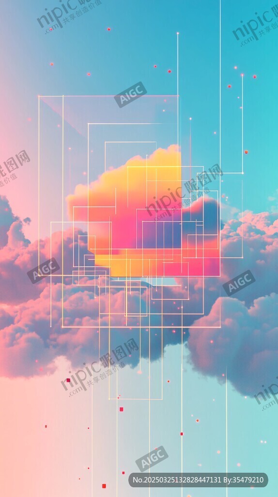 梦幻云端的科技光影世界