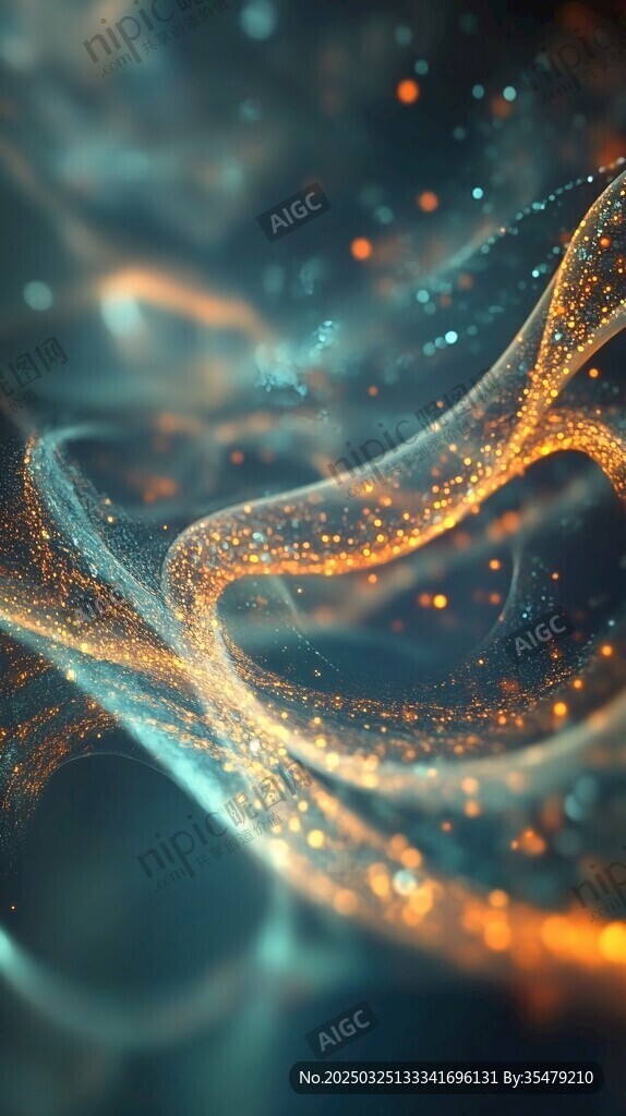 梦幻流光粒子动态背景图