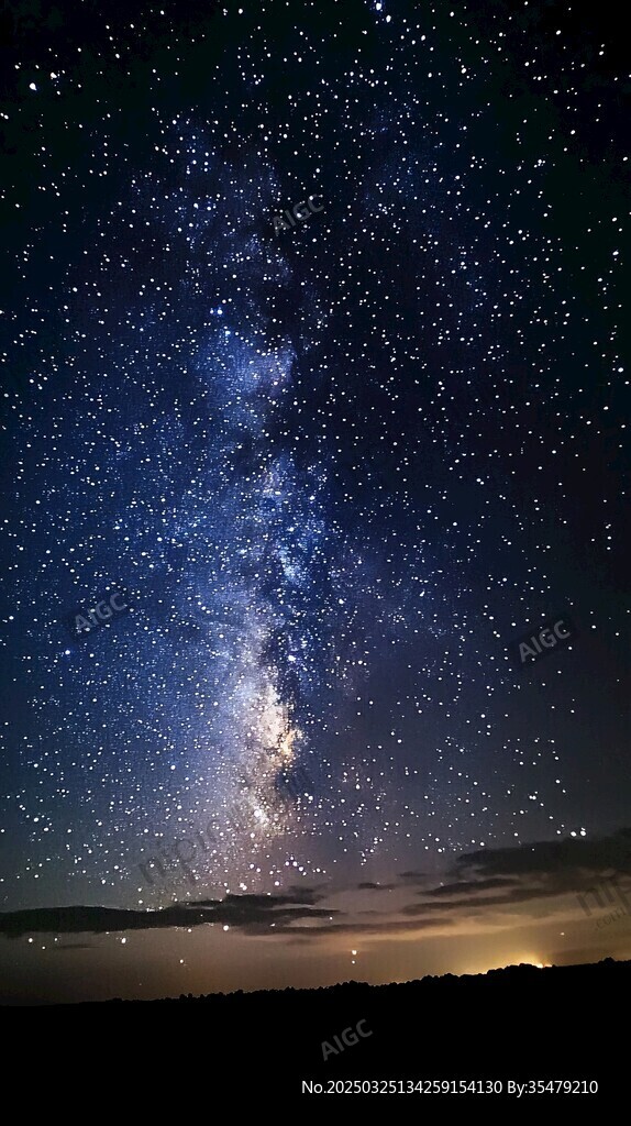 璀璨星空下的梦幻银河