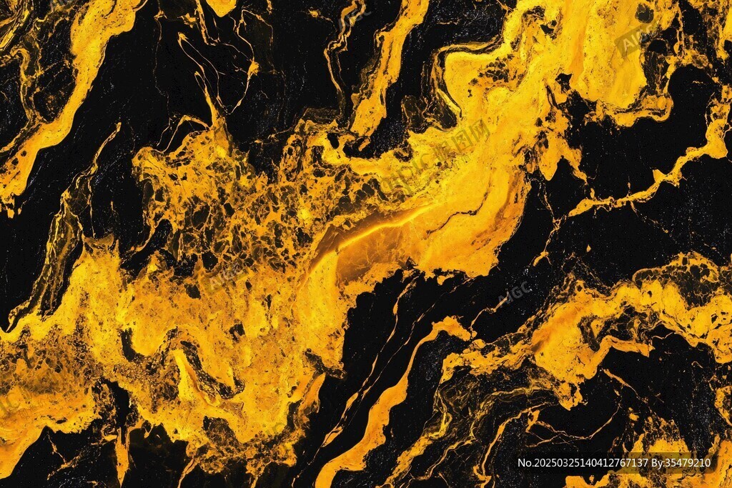 黑金大理石纹理艺术图案