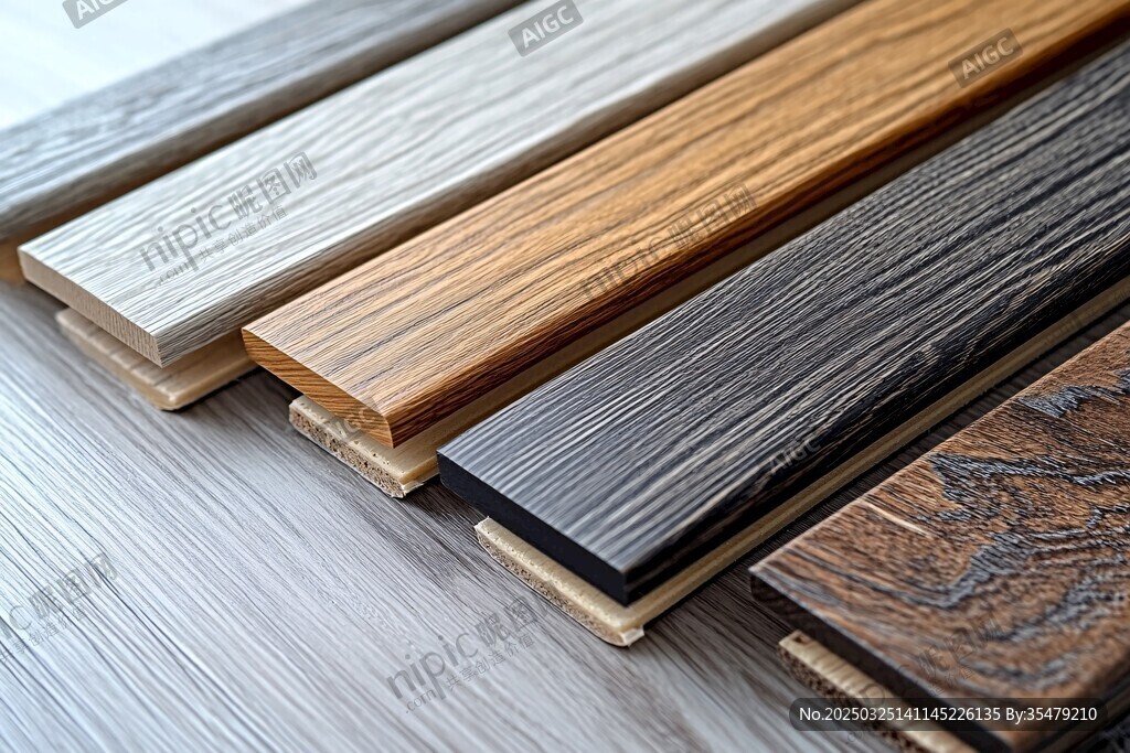 多样木纹地板展示