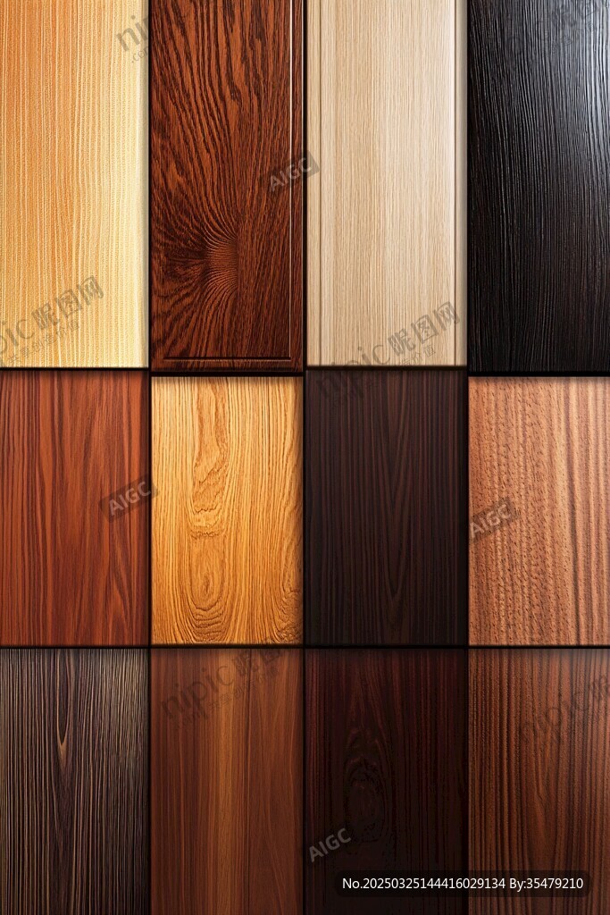 多样木纹板材展示