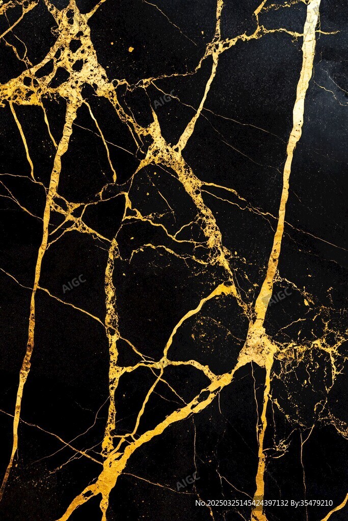 黑金大理石纹理图案