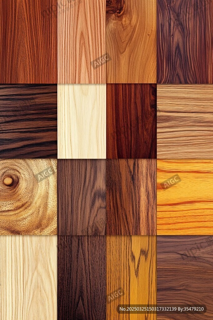 多样木材纹理展示