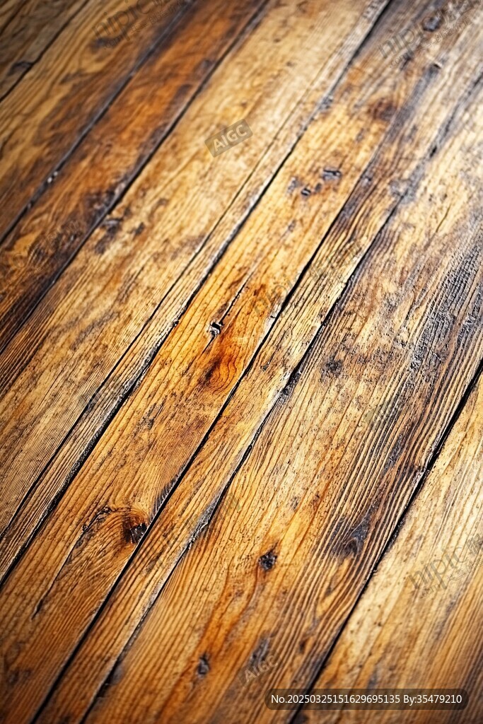 复古木质地板纹理特写