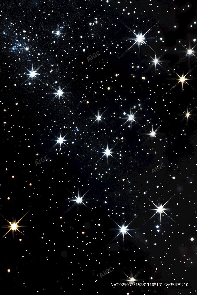 璀璨星空 梦幻星辰闪烁