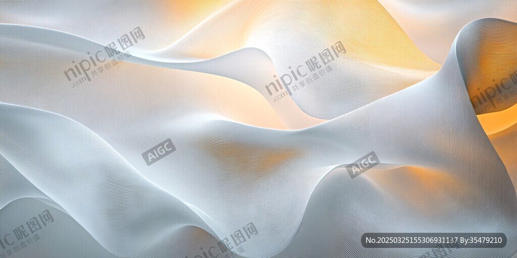 飘逸梦幻的光影织物纹理