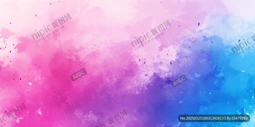 梦幻水彩渐变背景图