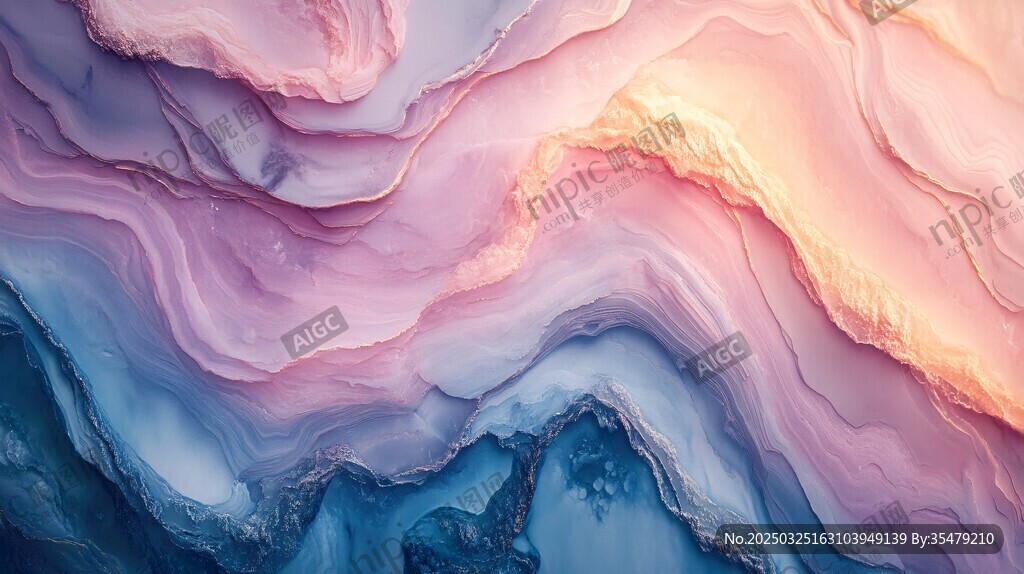 梦幻渐变流体艺术纹理