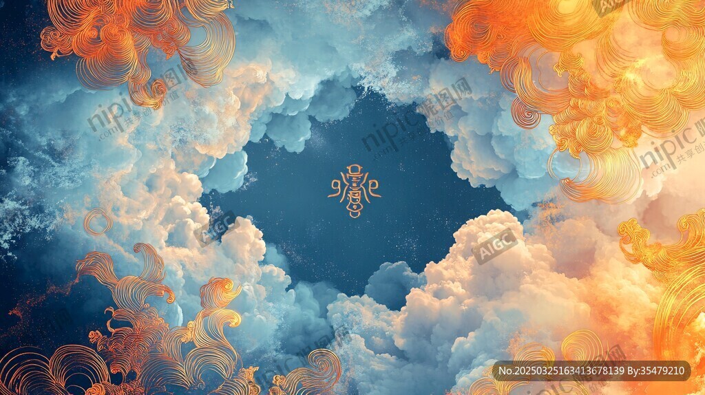 梦幻云海中的神秘符号