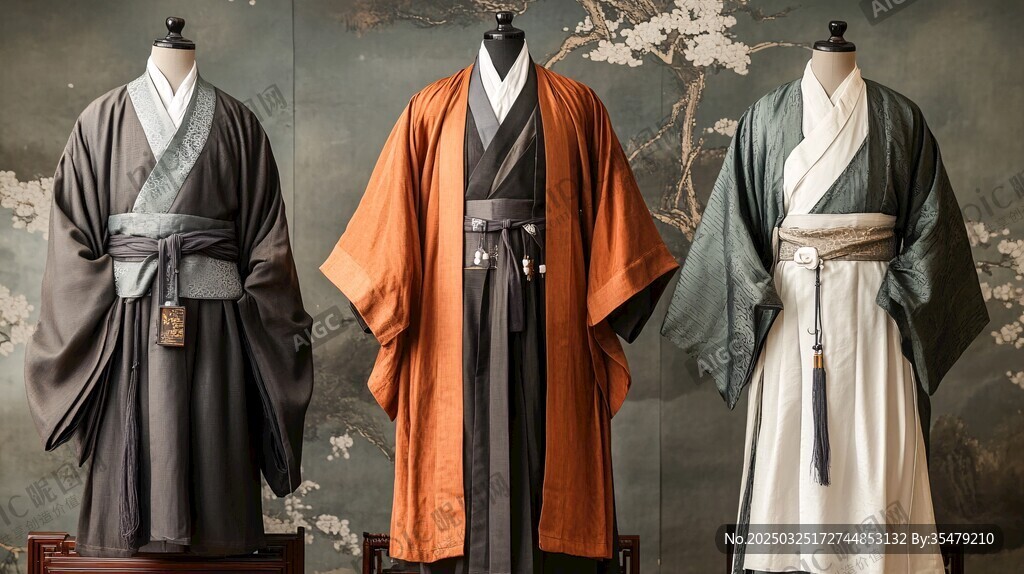 古风汉服展示 尽显典雅韵味