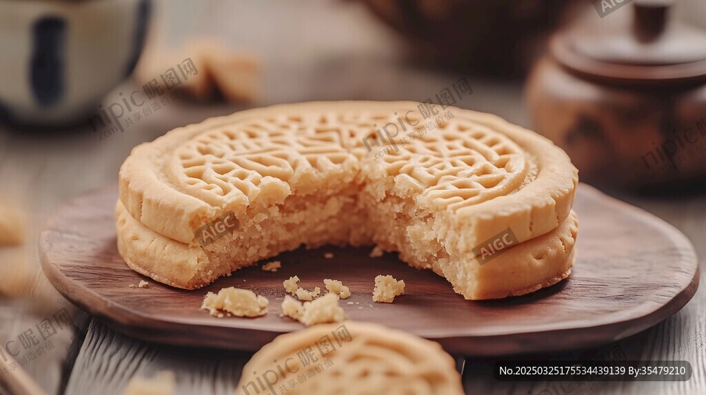 传统美味月饼 一口好滋味